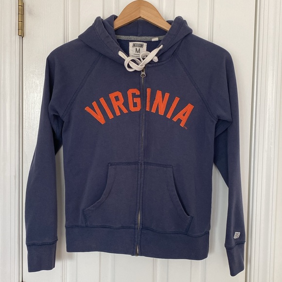 Navy Blue Women’s Virginia Zip-up jacket - Picture 3 of 6